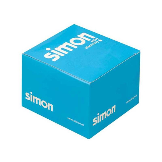 Simon 27 Play Белая Накладка на розетку с заземлением, сменная, широкая, антибактериальная