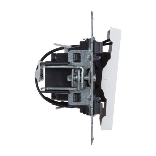 Legrand/Daccord SUNO Белый Выключатель 10АХ 250В с подсветкой/индикацией. Безвинтовые зажимы.