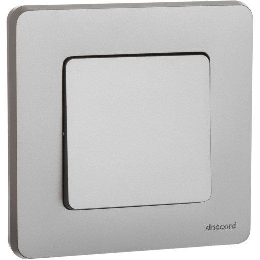 Legrand/Daccord INSPIRIA Алюминий Выключатель одноклавишный 10 AX - 250 В