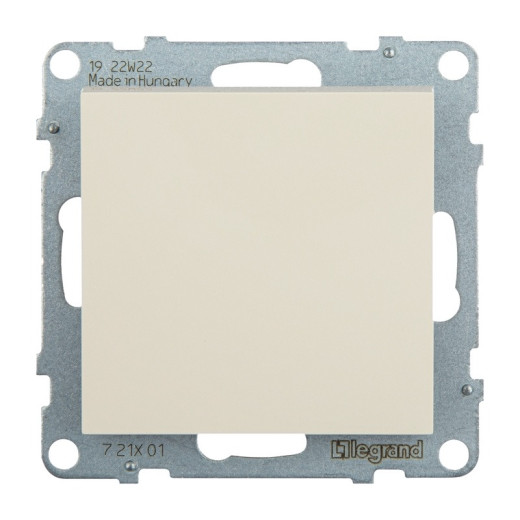 Legrand/Daccord SUNO Слоновая кость Выключатель 10АХ 250В. Безвинтовые зажимы.