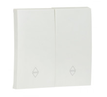 EKF PROxima Валенсия лицевая панель выключателя 2-кл. проходного 10А жемчуг