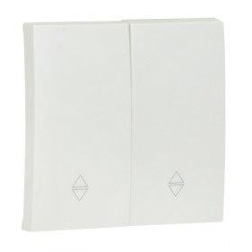 EKF PROxima Валенсия лицевая панель выключателя 2-кл. проходного 10А жемчуг