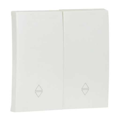 EKF PROxima Валенсия лицевая панель выключателя 2-кл. проходного 10А жемчуг