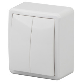 ЭРА 11-1204-01 Эксперт Белый Выключатель 2-кл ОУ