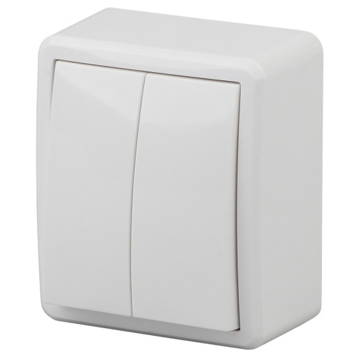 ЭРА 11-1204-01 Эксперт Белый Выключатель 2-кл ОУ