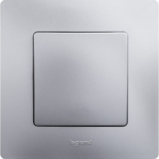 Legrand Etika Алюминий Выключатель 1-клавишный, автоматические клеммы, 10AX, 250 В