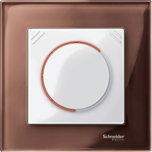 Schneider Electric Merten SM Бел глянец Накладка светорегулятора поворотно-нажимного многофункц. с подсветкой , мех 577099