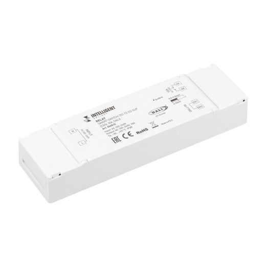 Arlight INTELLIGENT ARLIGHT Релейный модуль SMART-SWITCH-701-72-D2-SUF (230V, 10A, DALI) (IARL, IP20 Пластик, 5 лет)