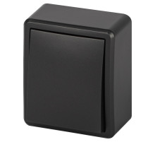 Выключатель ЭРА Эксперт 11-1201-05 10АХ-250В IP20 ОУ антрацит