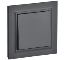 IEK BRITE Графит Выключ. 1-кл. 10А в сборе ВСР10-1-0-БрГ