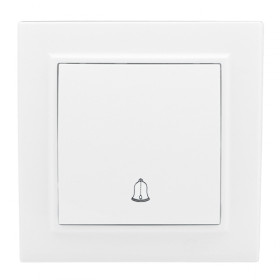 EKF Basic Минск Белый Кнопка звонка, 10А, ОП