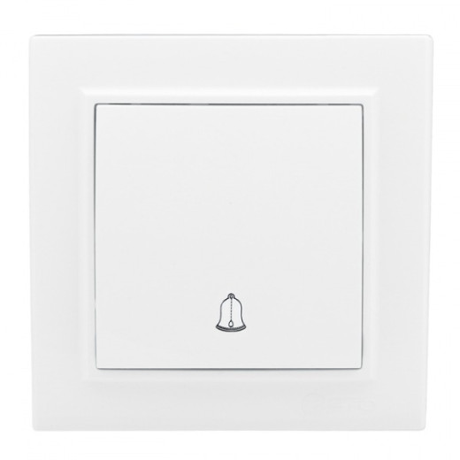 EKF Basic Минск Белый Кнопка звонка, 10А, ОП