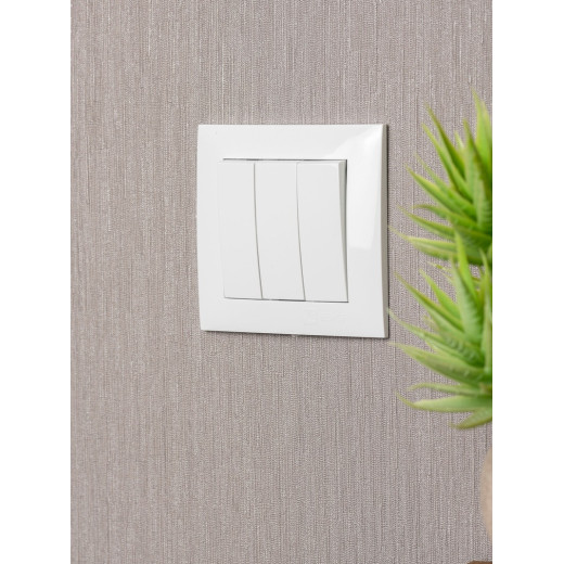 EKF PROxima Валенсия Выключатель 3-кл. 10А белый