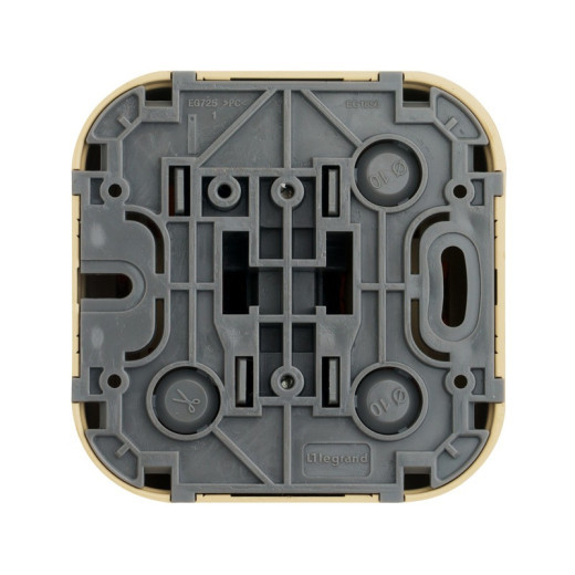 Legrand Quteo Сосна Выключатель 1-клавишный 10А