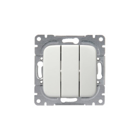 ABB Jussi Бел Выключатель 3-клавишный, 1-полюсный, 16А/230В