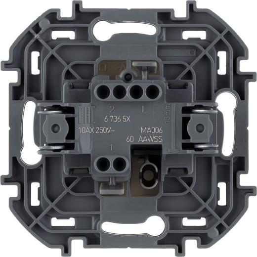 Legrand/Daccord INSPIRIA Слоновая кость Переключатель одноклавишный 10 AX - 250 В