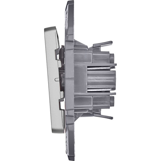 Legrand/Daccord INSPIRIA Алюминий Переключатель одноклавишный 10 AX - 250 В