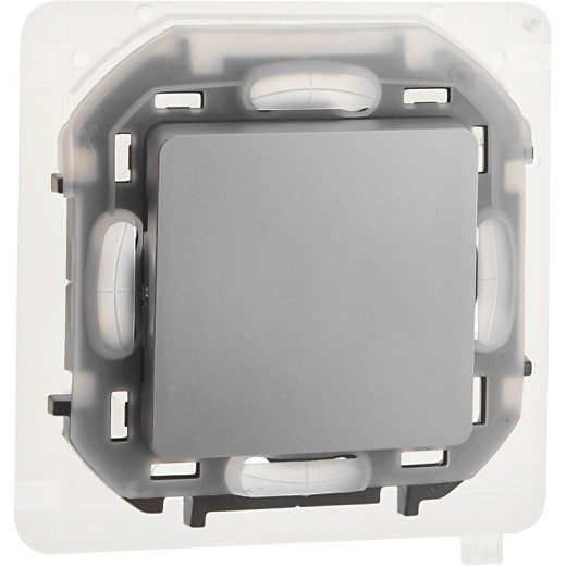 Legrand/Daccord INSPIRIA Алюминий Переключатель IP44 - 10 AX - 250 В