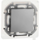 Legrand/Daccord INSPIRIA Алюминий Переключатель IP44 - 10 AX - 250 В