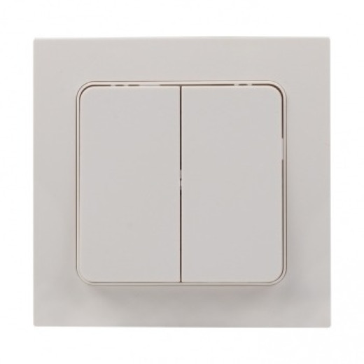 EKF PROxima Стокгольм Белый Выключатель 2-кл, 10А