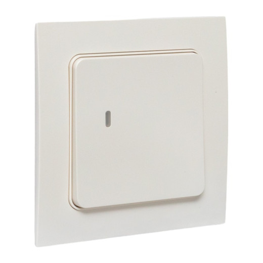 EKF Connect Умный беспроводной выключатель Стокгольм 1-кл белый Zigbee