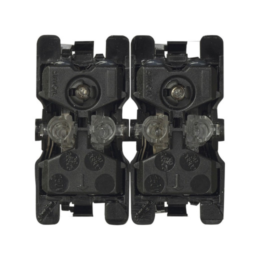 Simon 75 Мех Кнопка 2-ая с подсветкой (2вых 2вх)