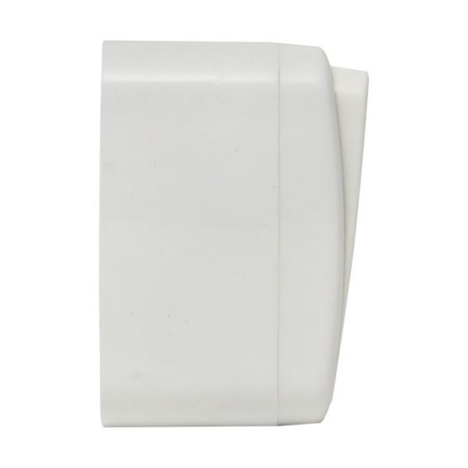 EKF Basic Минск Белый Выключатель 2-кл с индикатором, 10А, ОП