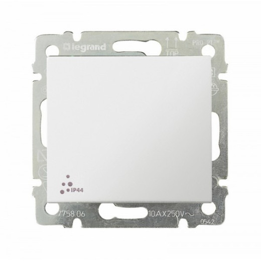 Legrand Valena Бел Переключатель 1-клавишный IP44