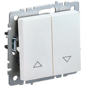 IEK BRITE BASE Жемчуг Выключ. жалюзи 10А ВС10-1-5-БрЖ