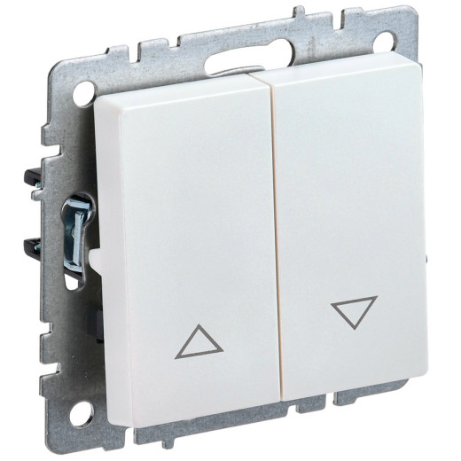 IEK BRITE BASE Жемчуг Выключ. жалюзи 10А ВС10-1-5-БрЖ
