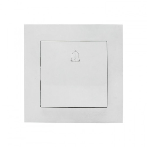 EKF PROxima Валенсия кнопка звонка 10А белая