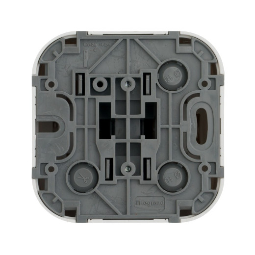 Legrand Quteo Белый Кнопка 1-клавишная 6А