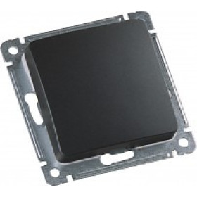 HEGEL Черный ВС10-471-08 Переключатель реверсивный на два направления, одноклавишный, скрытой установки, механизм