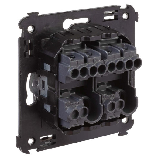 DKC Avanti Выключатель двухклавишный в стену, 