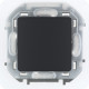 Legrand/Daccord INSPIRIA Антрацит Переключатель IP44 10 AX - 250 В