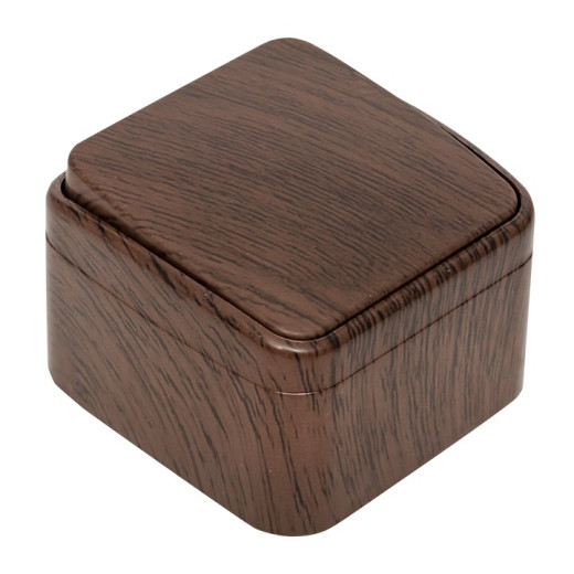 EKF Basic Минск Темное дерево Выключатель 1-кл, 10А, ОП