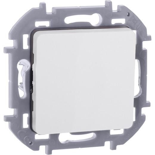 Legrand/Daccord INSPIRIA Белый Выключатель одноклавишный 10 AX - 250 В