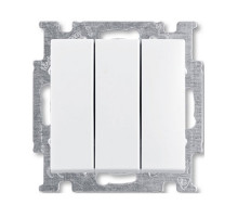 ABB BJB Basic 55 Бел Выключатель 3-клавишный, 16А