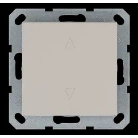 Jasmart G Тауп Выключатель 1-кл жалюзи 10A 250V~