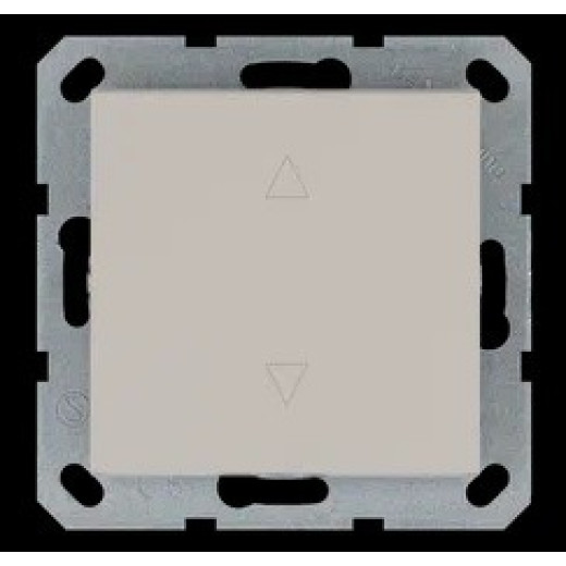 Jasmart G Тауп Выключатель 1-кл жалюзи 10A 250V~