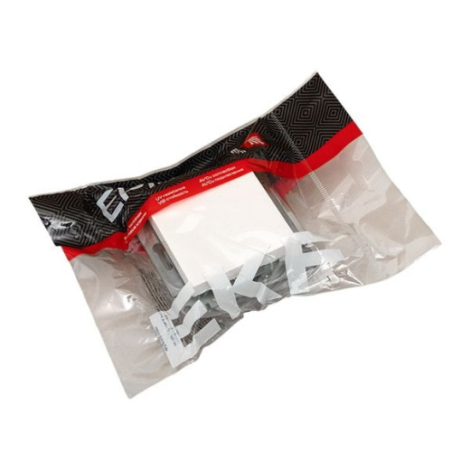 EKF Эпика Механизм выключателя, одноклавишный, проходной, белый