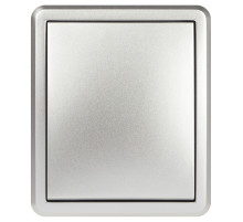 Выключатель ЭРА Эксперт 11-1202-03 с подсветкой IP20 10АХ-250В ОУ алюминий