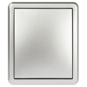 Выключатель ЭРА Эксперт 11-1202-03 с подсветкой IP20 10АХ-250В ОУ алюминий