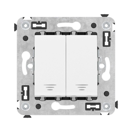 DKC Avanti Кнопка двухклавишная в стену, 