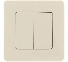 Legrand/Daccord INSPIRIA Слоновая кость Выключатель двухклавишный 10 AX - 250 В