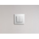Legrand Etika Белый Выключатель 2-х клавишный, 10А
