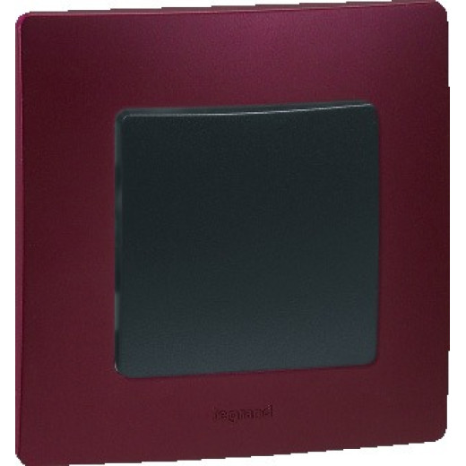 Legrand Etika Антрацит Выключатель 1-клавишный, авт.клеммы, 10AX, 250 В