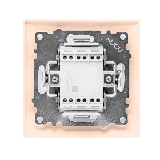 EKF PROxima Валенсия кнопка звонка 10А кремовая