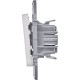 Legrand/Daccord INSPIRIA Белый Выключатель двухклавишный 10 AX - 250 В