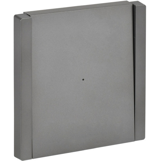 IEK FORTE&PIANO Сталь Выключатель 1-кл проходной с индикатором 10А FP504